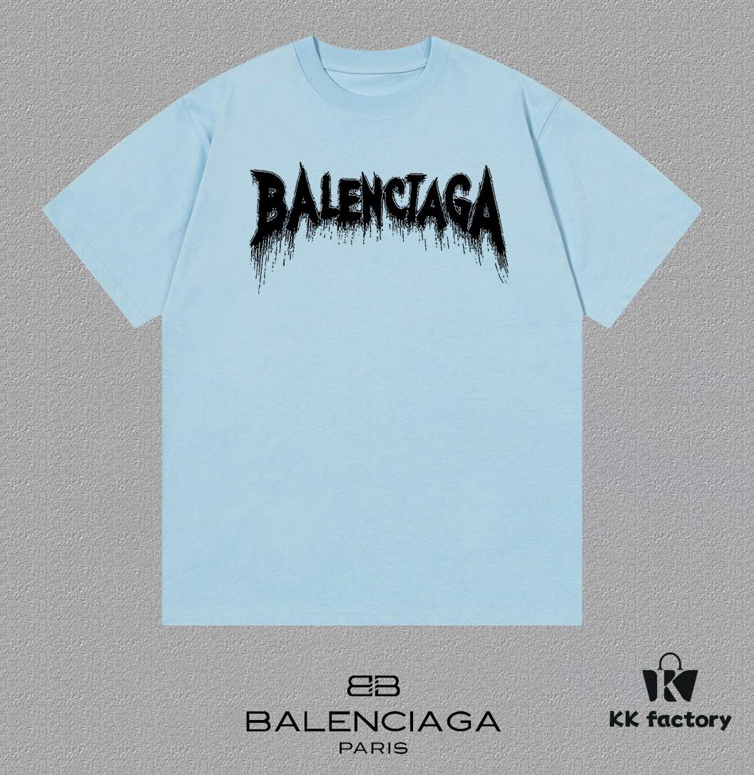 BALEN Paris 25SS New Arrival Designer Streetwear Print Crew Neck Short Sleeve T-Shirt, Spring and Summer Collection, Oversized Drop Shoulder Fit, 300gsm 100% Cotton, Fashionable and Versatile Unisex Tee