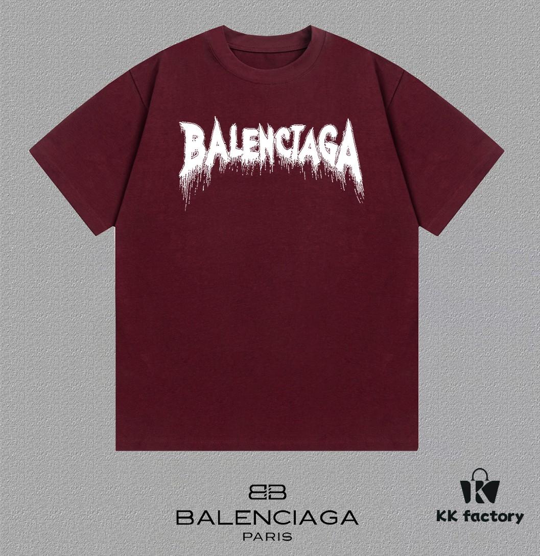 BALEN Paris 25SS New Arrival Designer Streetwear Printed Round Neck Short Sleeve T-Shirt