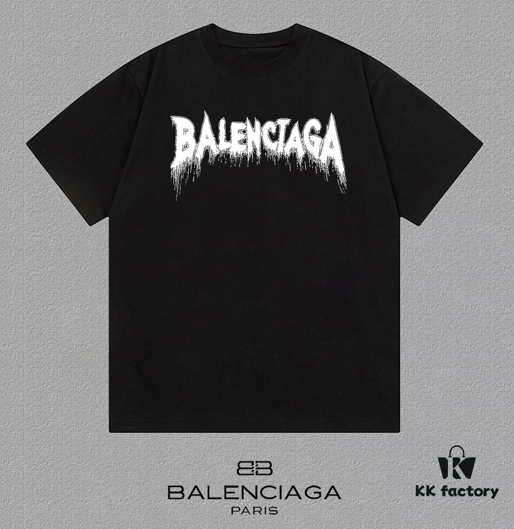 BALEN Paris 25SS New Arrival Designer Streetwear Print Round Neck Short Sleeve T-Shirt, 300gsm Cotton, Oversized Drop Shoulder Fit, Spring/Summer Collection