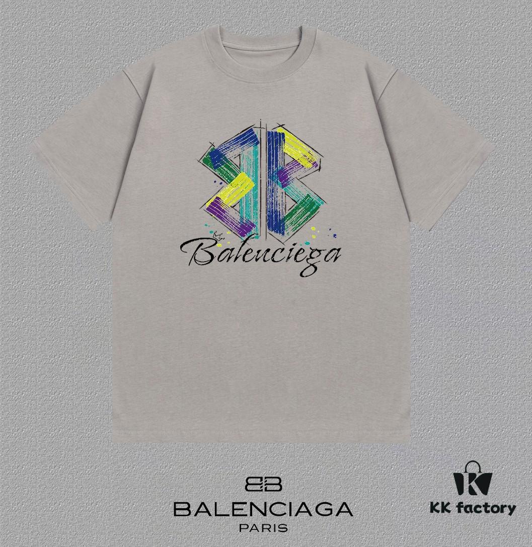 BALEN Paris 25SS New Arrival Designer Graphic Round-Neck Short-Sleeve T-Shirt