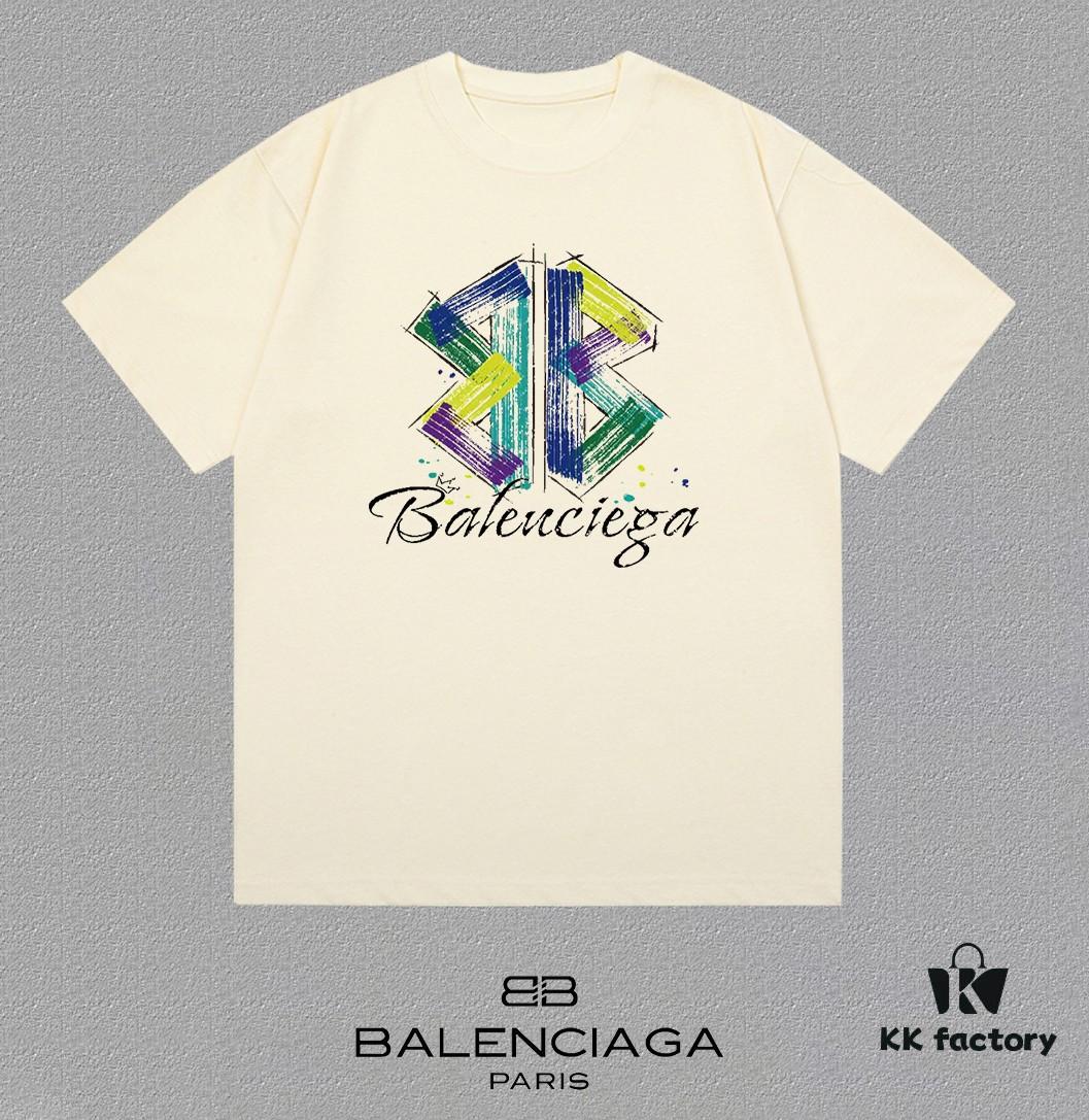 BALEN Paris 25SS New Arrival Designer Handcrafted Printed Round-Neck Short-Sleeve T-Shirt