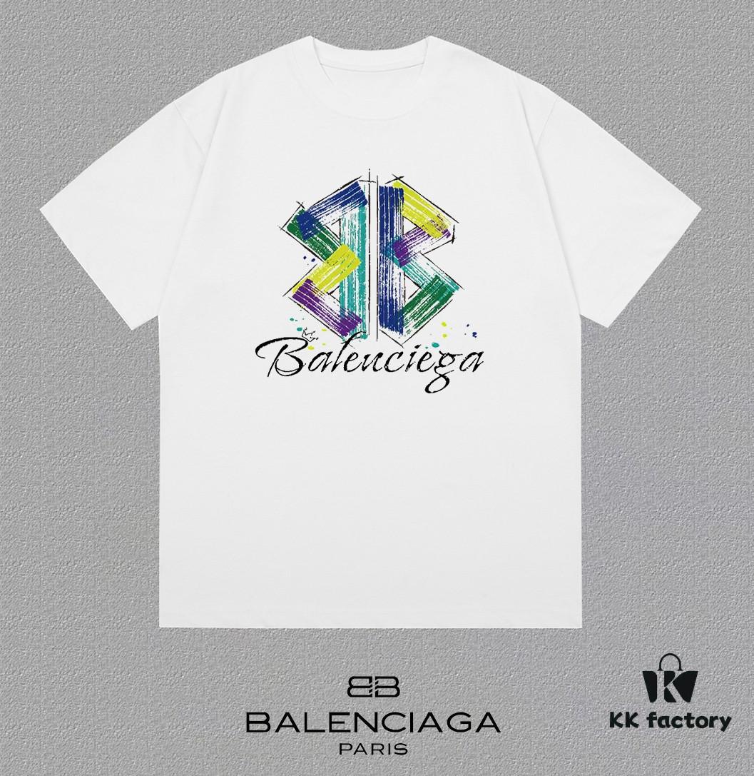 BALEN Paris 25SS New Arrival Designer Crafted Streetwear Printed Round Neck Short Sleeve T-Shirt