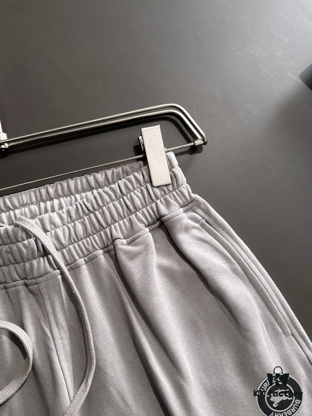 Balencidga Balenciaga High-End Custom 2025 Spring/Summer Heavy Washed Casual Suit with Elastic Band, Wax-Dyed Textured Breathable Fabric