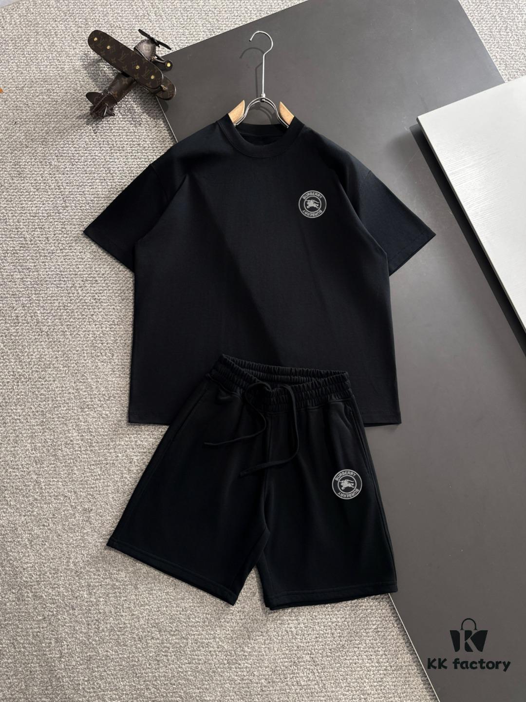 Balenciaga High-End Custom 2025 Spring/Summer New Elastic Waist Casual Heavy Wash Suit, Wax-Dyed Textured Breathable Fabric, Store Exclusive Custom Material