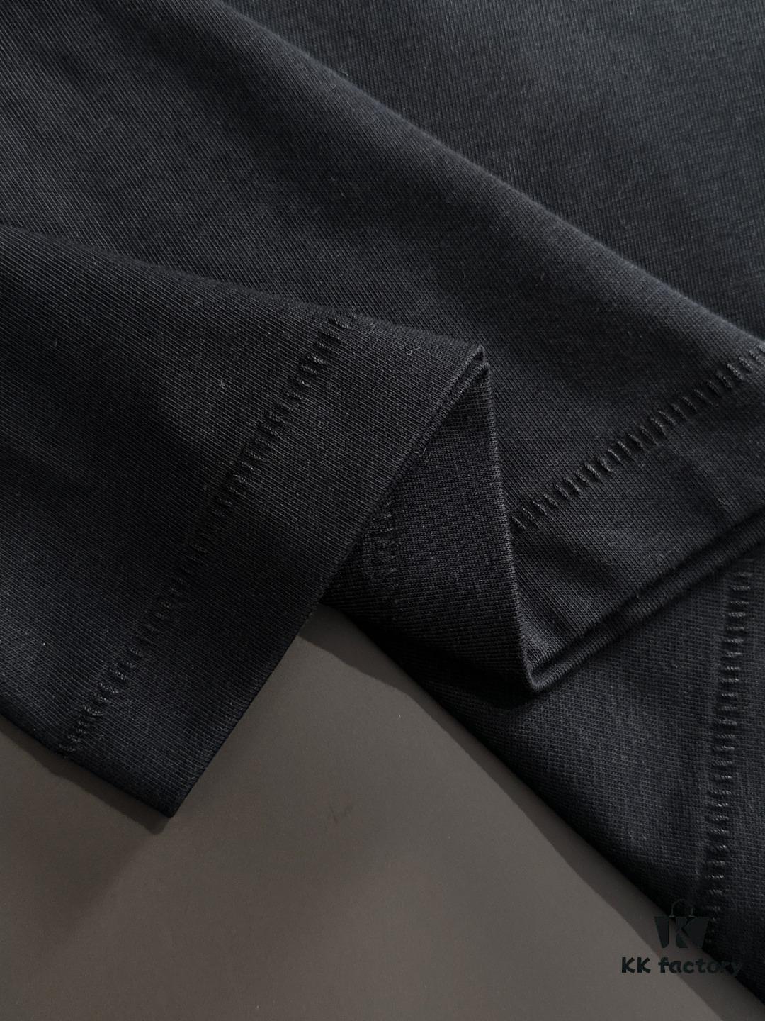 Balenciaga High-End Custom 2025 Spring/Summer New Elastic Waist Casual Heavy Wash Suit, Wax-Dyed Textured Breathable Fabric, Store Exclusive Custom Material