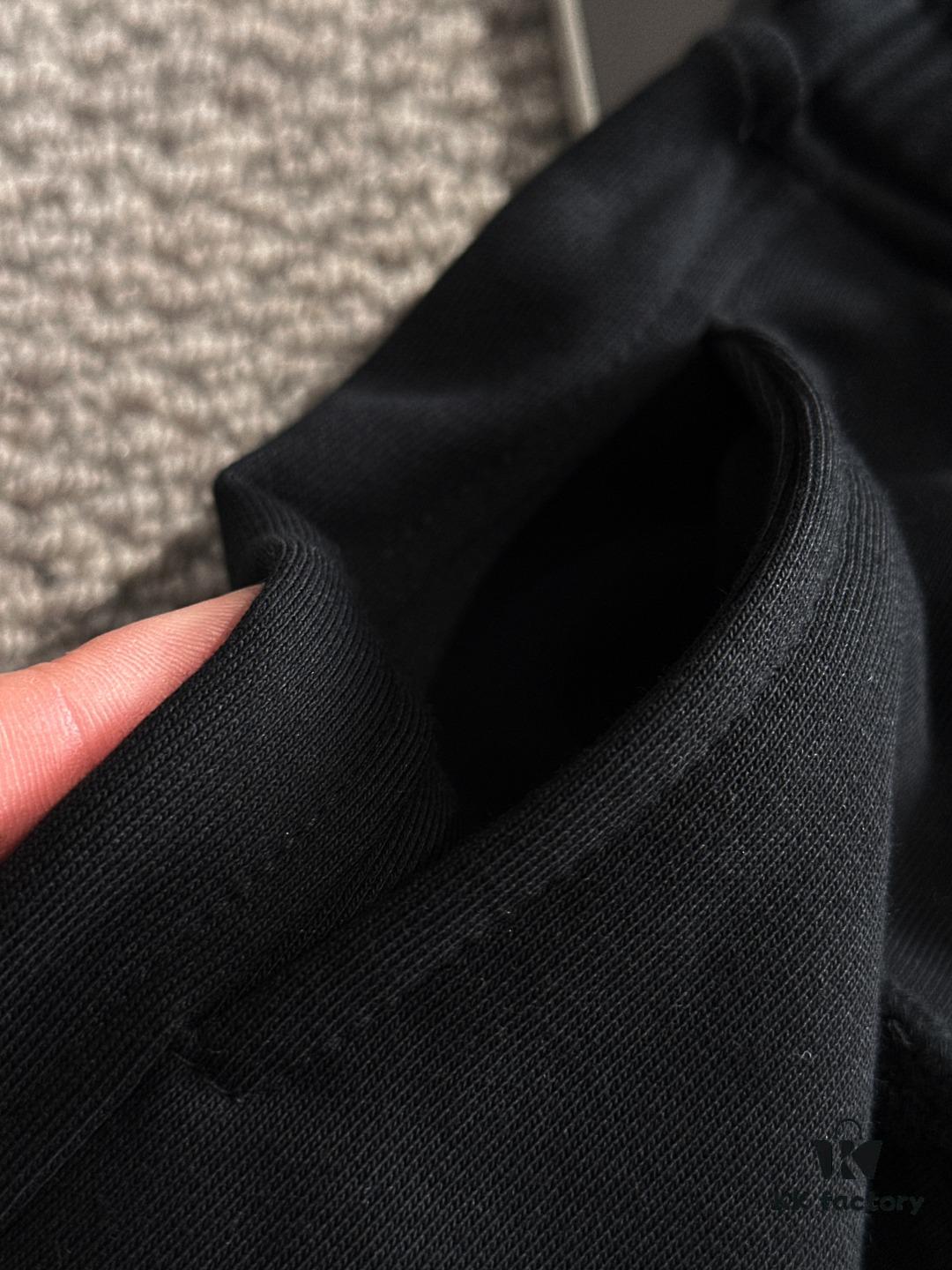 Balenciaga High-End Custom 2025 Spring/Summer New Elastic Waist Casual Heavy Wash Suit, Wax-Dyed Textured Breathable Fabric, Store Exclusive Custom Material