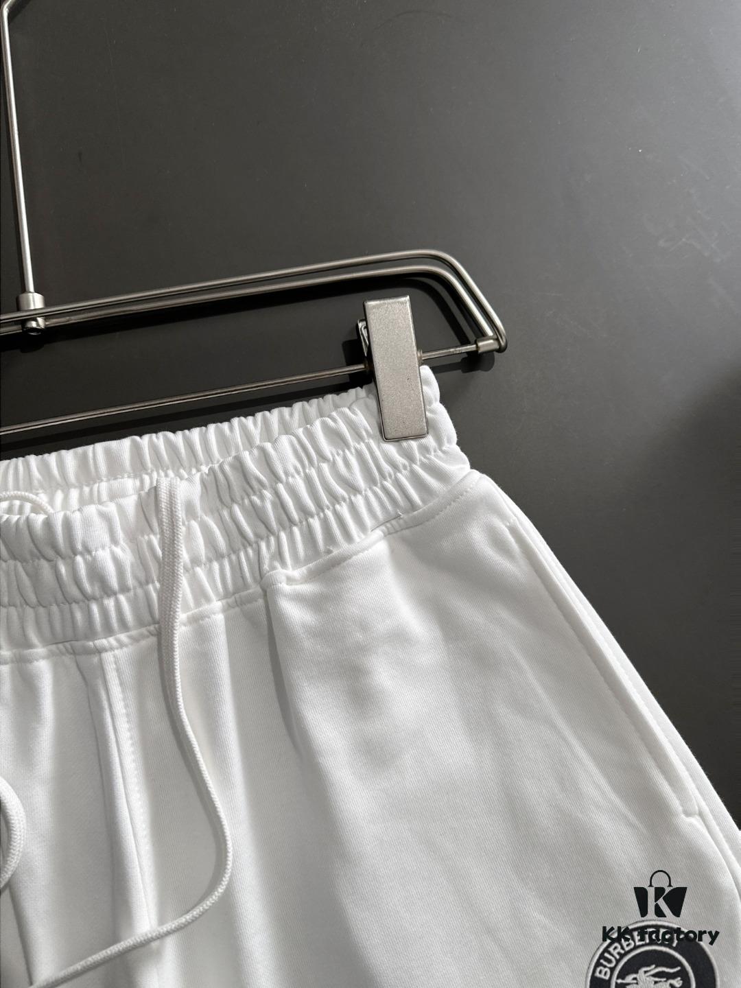 Balenciaga High-End Custom 2025 Spring/Summer Heavy Washed Casual Suit with Elastic Band, Wax-Dyed Textured Fabric, Breathable and Moisture-Wicking