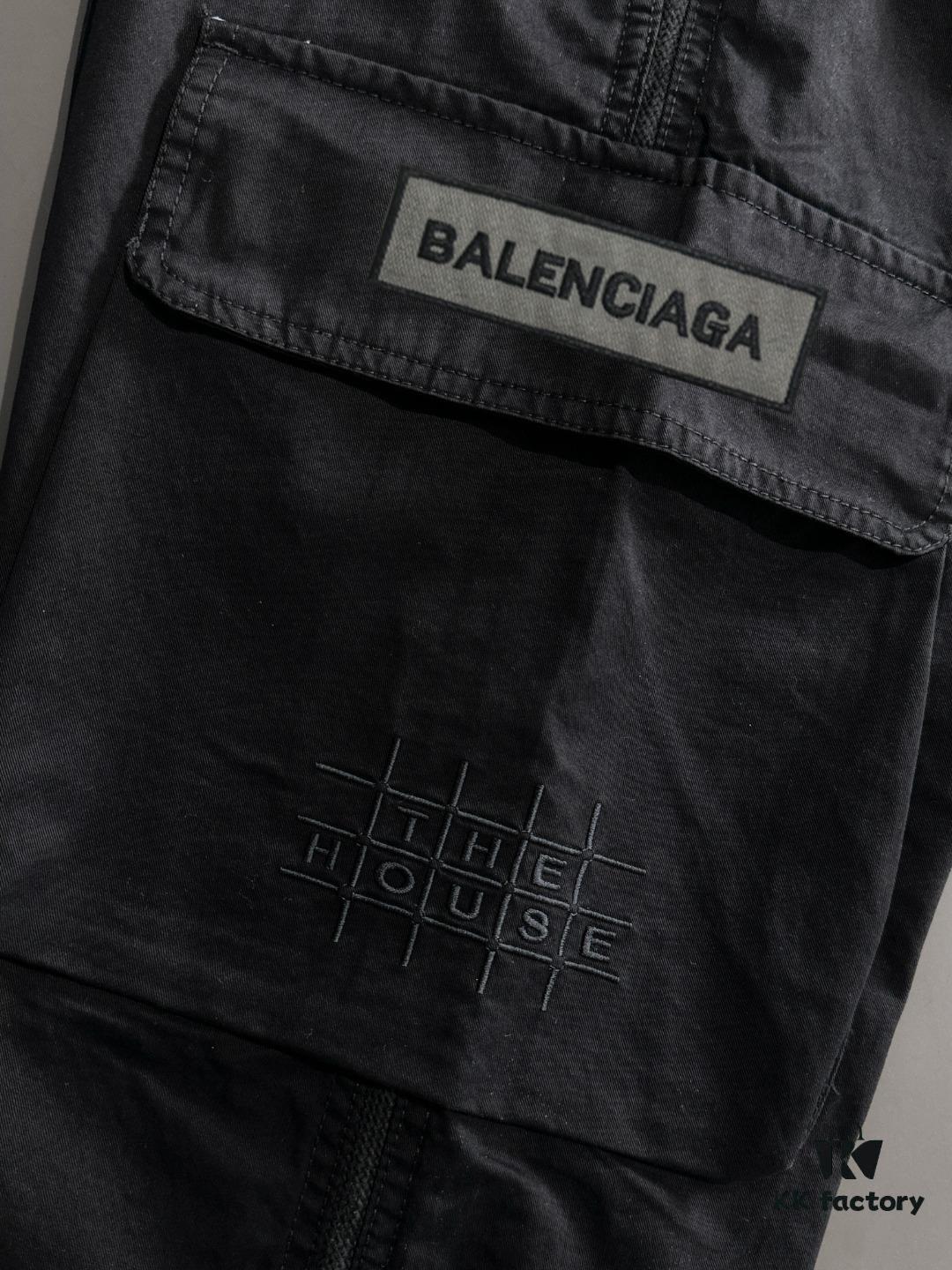 Balenciaga 2025 Spring/Summer New Elastic Waist Casual Pants, Lightweight Custom Counter Fabric, Highly Breathable and Comfortable, Exquisite Details, Brand-Inspired Design Concept Reflecting High Quality, Soft and Smooth Touch