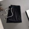 Balenciaga 2025 Spring/Summer New Elastic Waist Casual Pants, Lightweight Custom Counter Fabric, Highly Breathable and Comfortable, Exquisite Details, Brand-Inspired Design Concept Reflecting High Quality, Soft and Smooth Touch