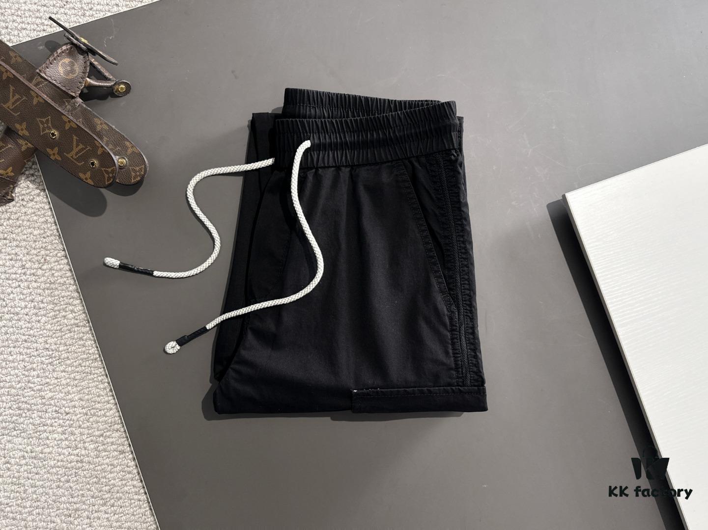 Balenciaga 2025 Spring/Summer New Elastic Waist Casual Pants, Lightweight Custom Counter Fabric, Highly Breathable and Comfortable, Exquisite Details, Brand-Inspired Design Concept Reflecting High Quality, Soft and Smooth Touch