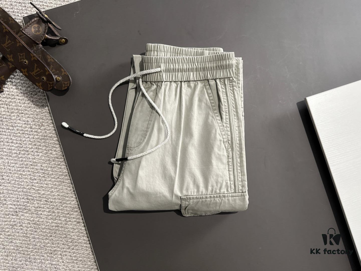 Balenciaga 2025 Spring/Summer New Elastic Waist Casual Pants, Lightweight Custom Counter Fabric, Highly Breathable and Comfortable, Exquisite Details, Brand Design Concept Reflecting High Quality, Soft and Smooth Touch