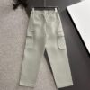 Balenciaga 2025 Spring/Summer New Elastic Waist Casual Pants, Lightweight Custom Counter Fabric, Highly Breathable and Comfortable, Exquisite Details, Brand Design Concept Reflecting High Quality, Soft and Smooth Touch