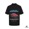 Balenciaga Lamborghini Racing Short Sleeve T-Shirt
