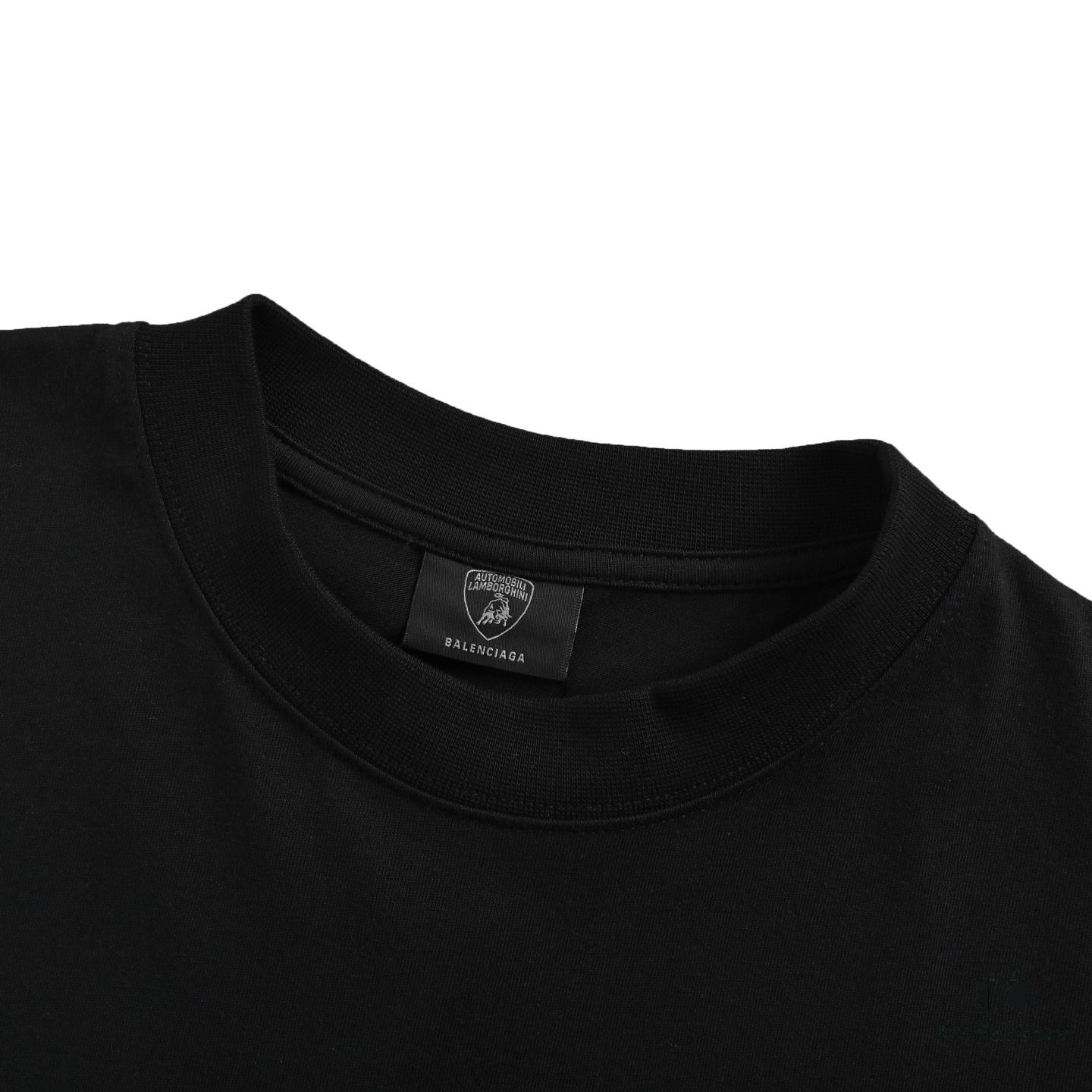 Balenciaga Lamborghini Racing Short Sleeve T-Shirt