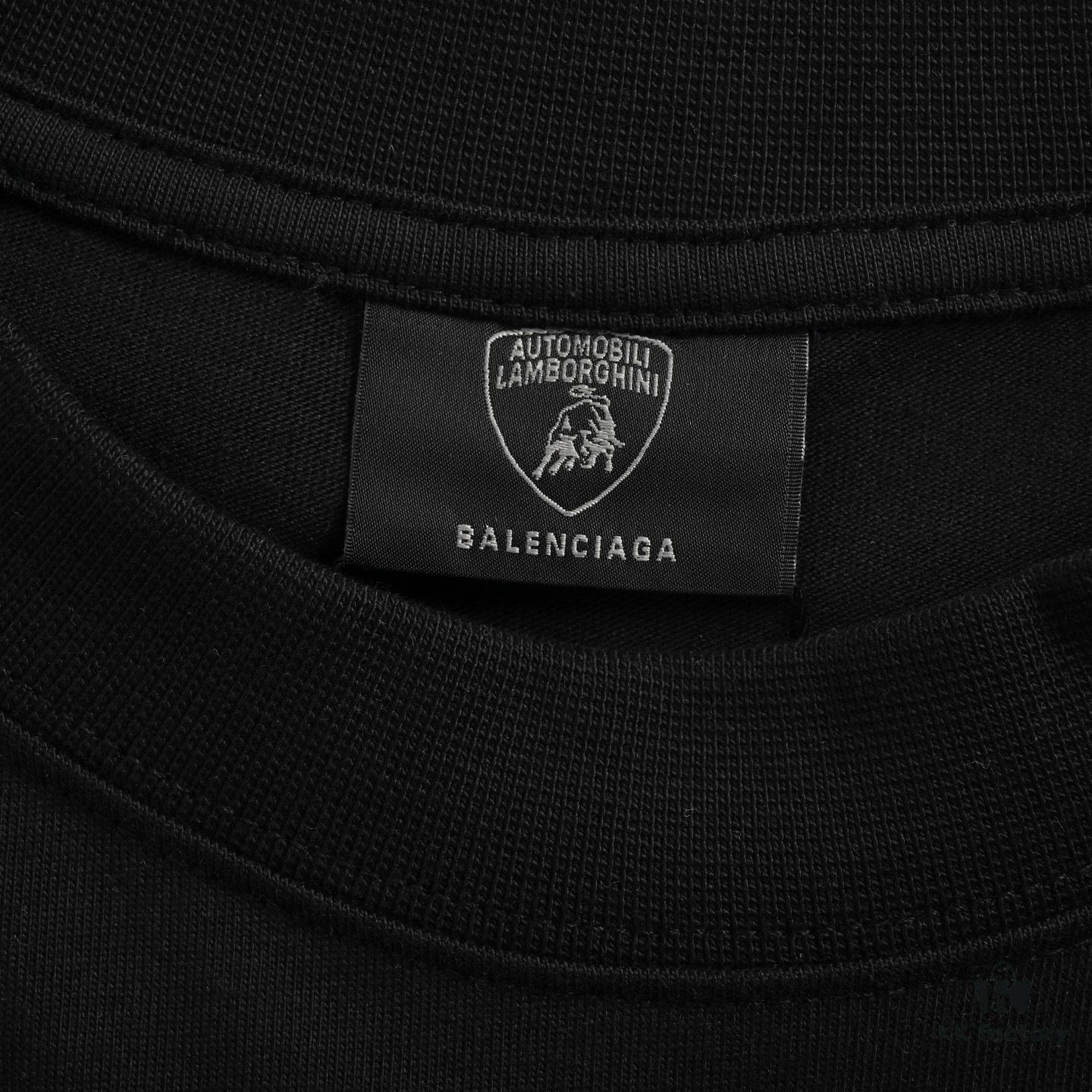 Balenciaga Lamborghini Racing Short Sleeve T-Shirt