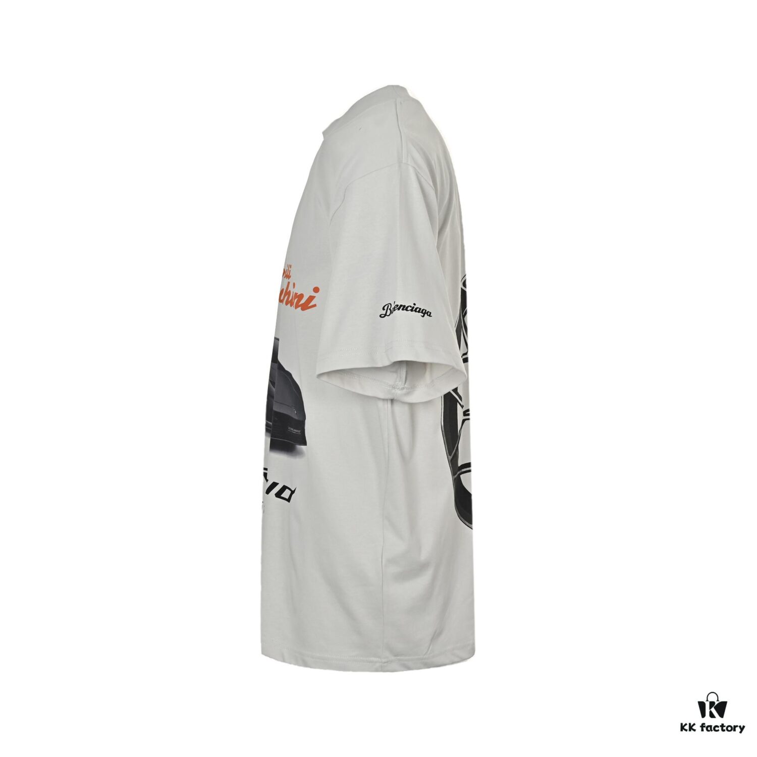 Balenciaga Lamborghini Racing Short Sleeve T-Shirt