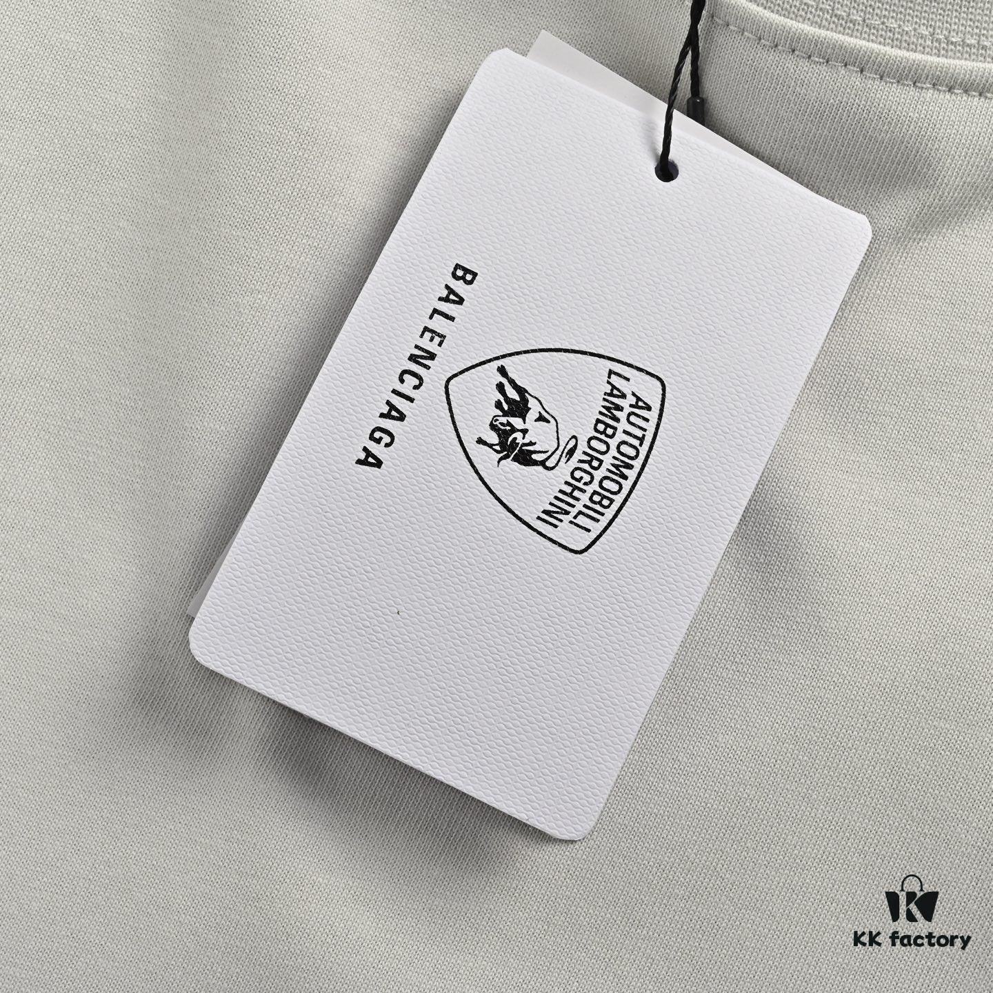 Balenciaga Lamborghini Racing Short Sleeve T-Shirt