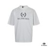 Balenciaga Wheat Logo Print Short-Sleeve T-Shirt