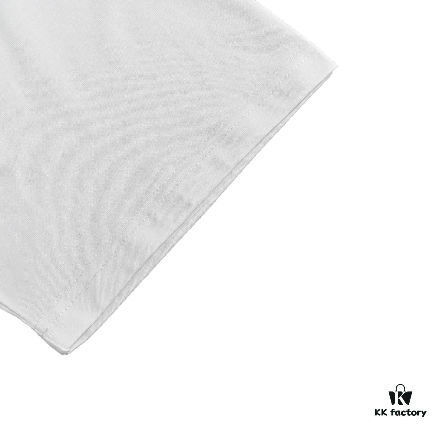 Balenciaga Wheat Logo Print Short-Sleeve T-Shirt