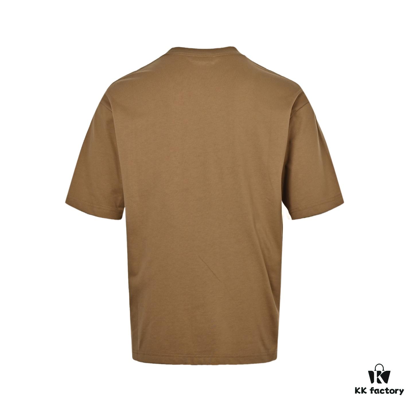 Balenciaga Wheat Logo Print Short-Sleeve T-Shirt