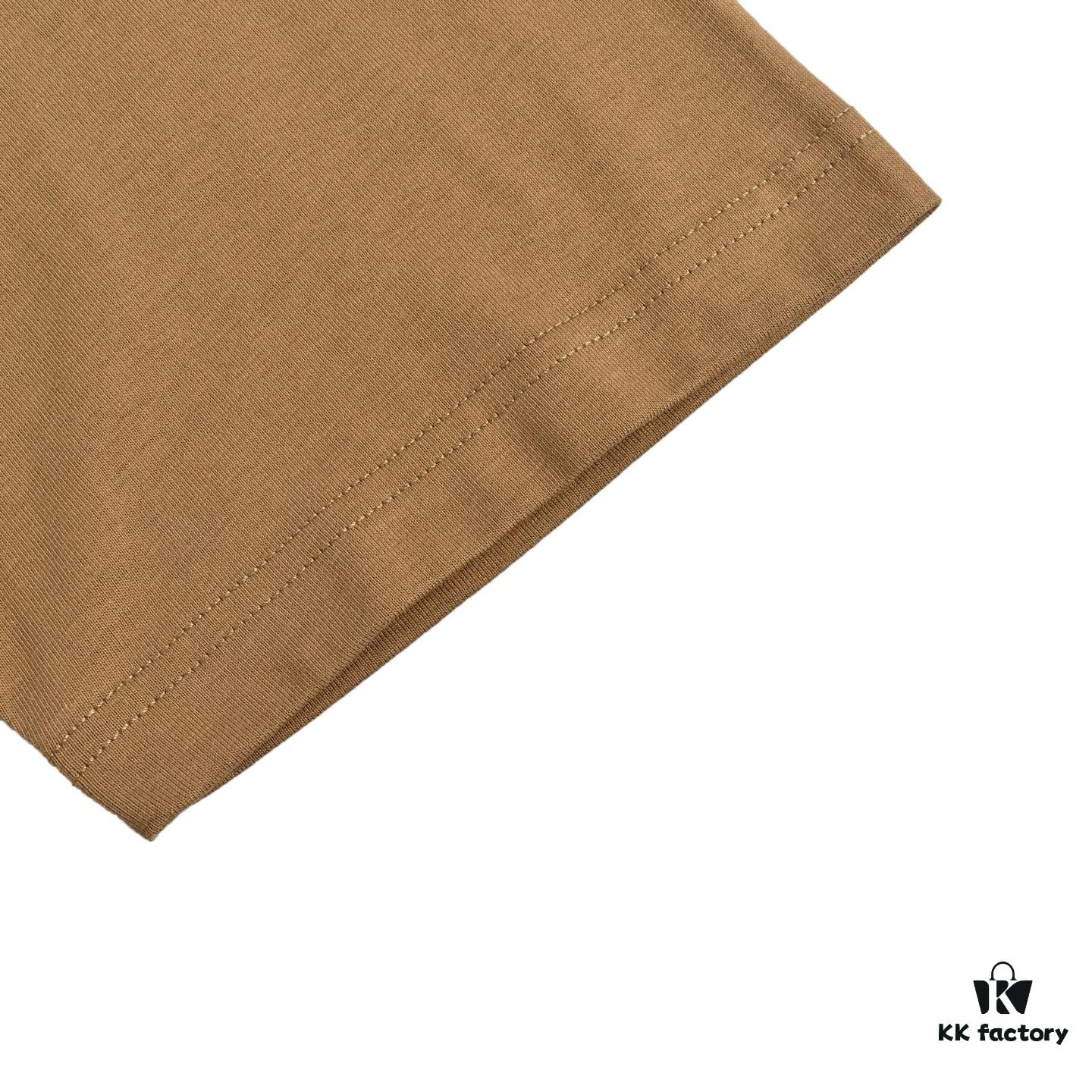 Balenciaga Wheat Logo Print Short-Sleeve T-Shirt