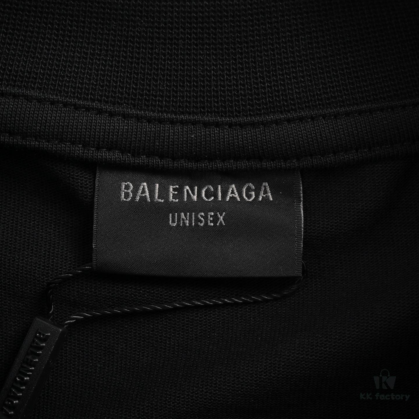 Balenciaga 25SS Basketball Embroidered No.1 Print Short Sleeve T-Shirt