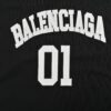 Balenciaga 25SS Basketball Embroidered No.1 Print Short Sleeve T-Shirt