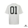 Balenciaga 25SS Basketball Embroidered Number 01 Print Short Sleeve T-Shirt