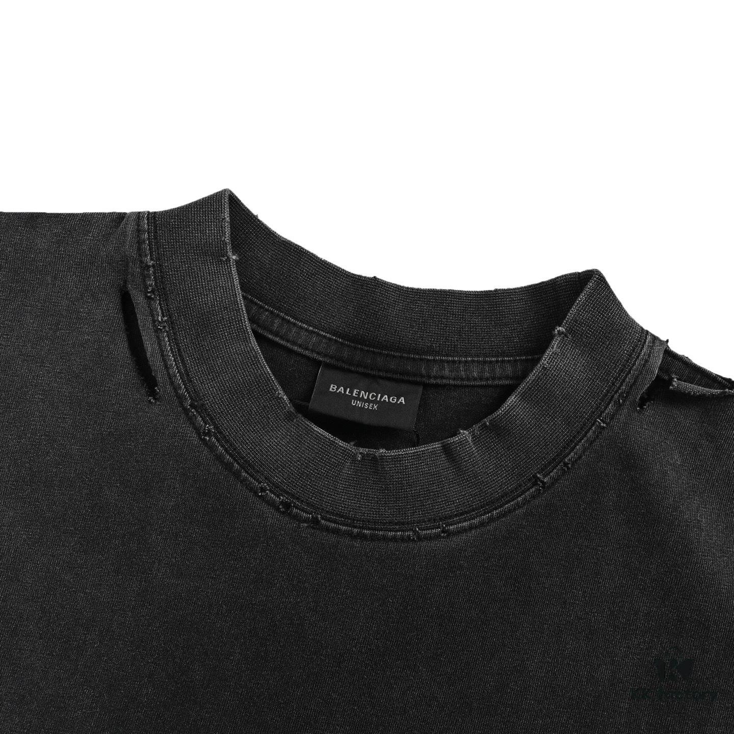 Balenciaga Valentine's Limited Edition Graffiti Heart Short-Sleeve T-Shirt