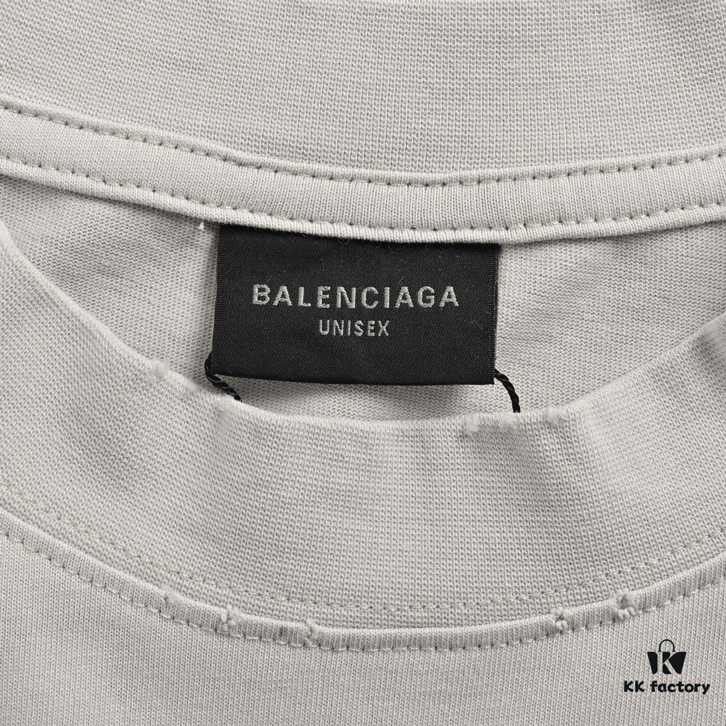 Balenciaga Valentine's Limited Edition Graffiti Heart Short-Sleeve T-Shirt