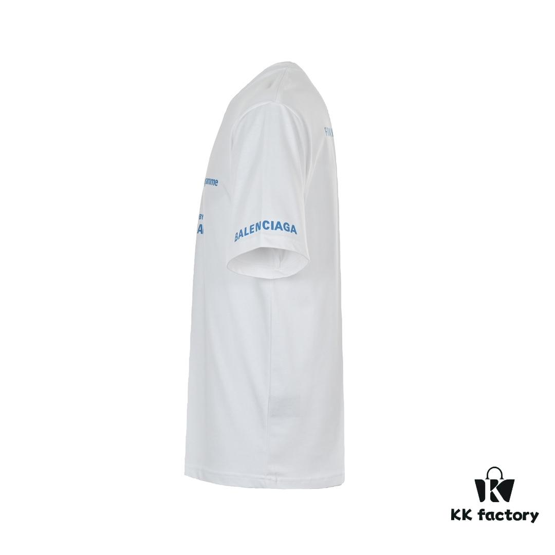 Balenciaga 23SS World Food Programme Printed Short-Sleeve T-Shirt