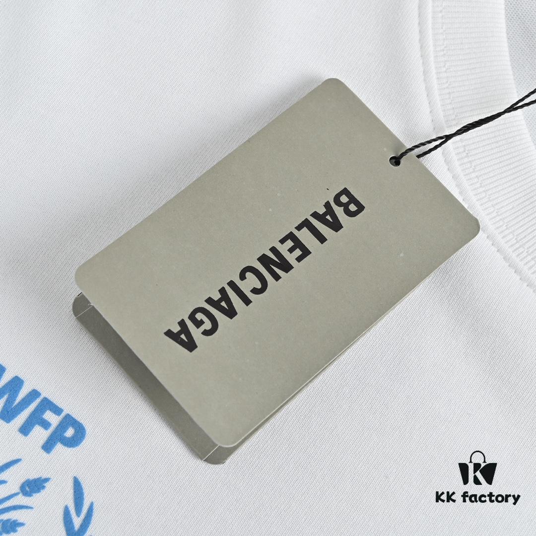 Balenciaga 23SS World Food Programme Printed Short-Sleeve T-Shirt