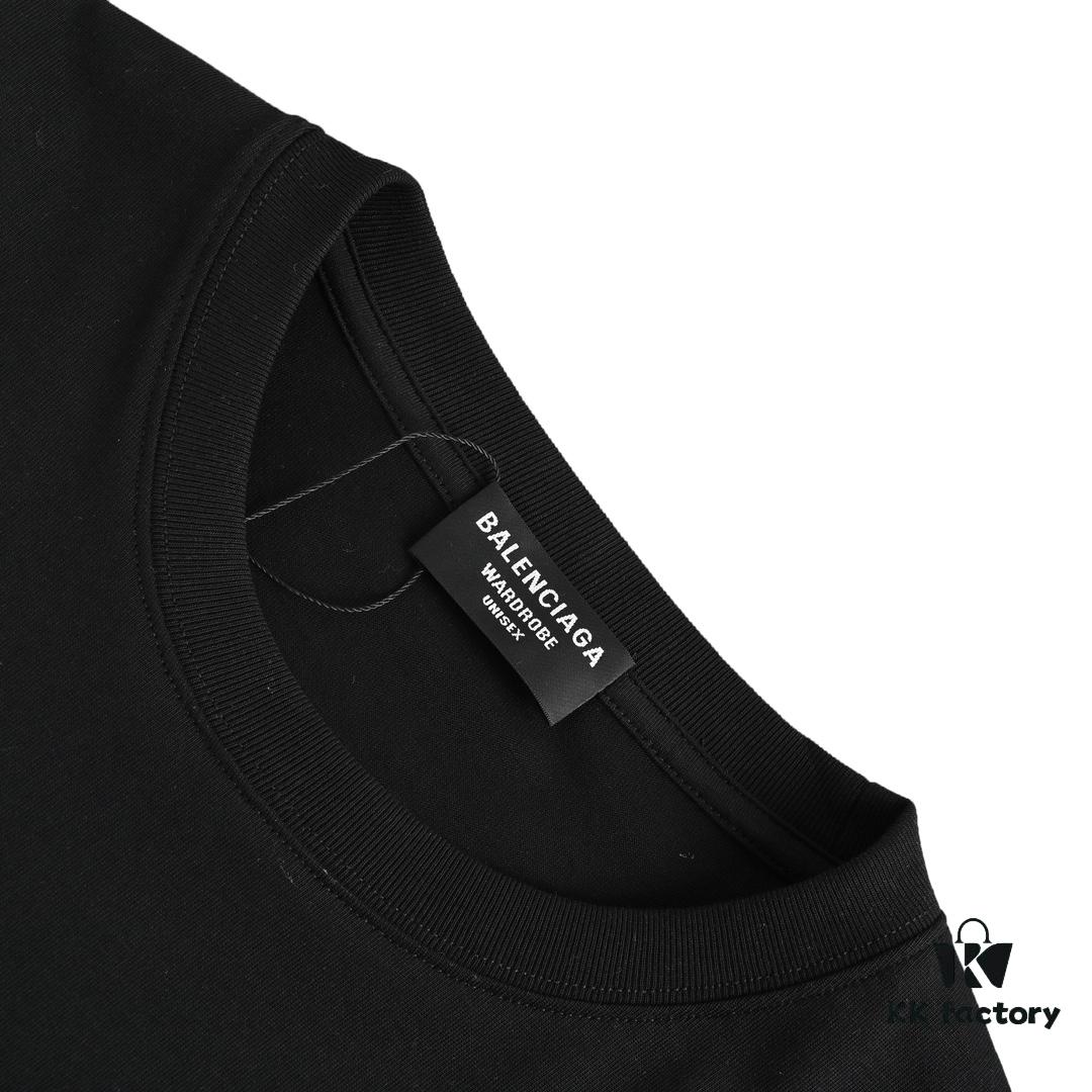 Balenciaga 23SS World Food Programme Printed Short-Sleeve T-Shirt