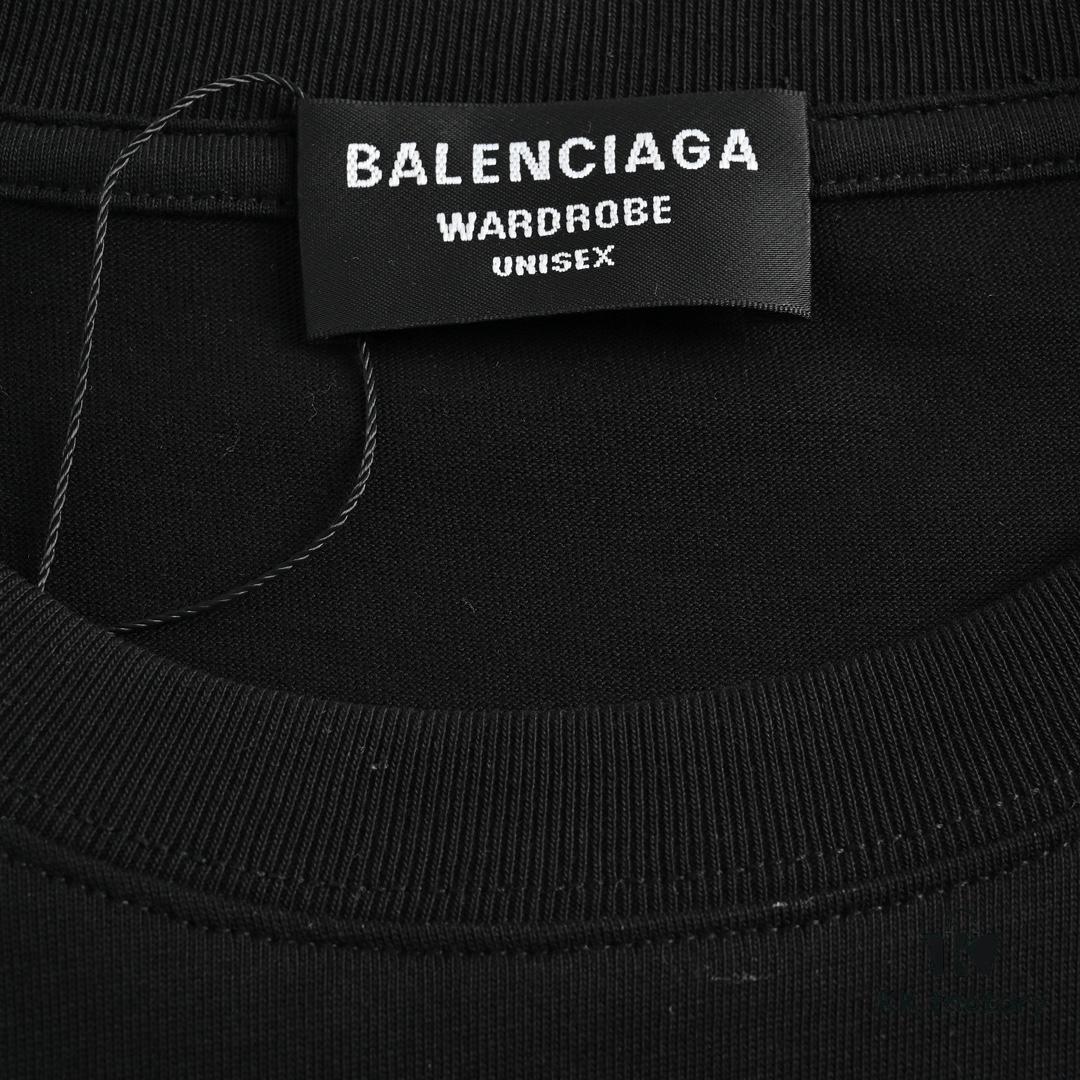 Balenciaga 23SS World Food Programme Printed Short-Sleeve T-Shirt