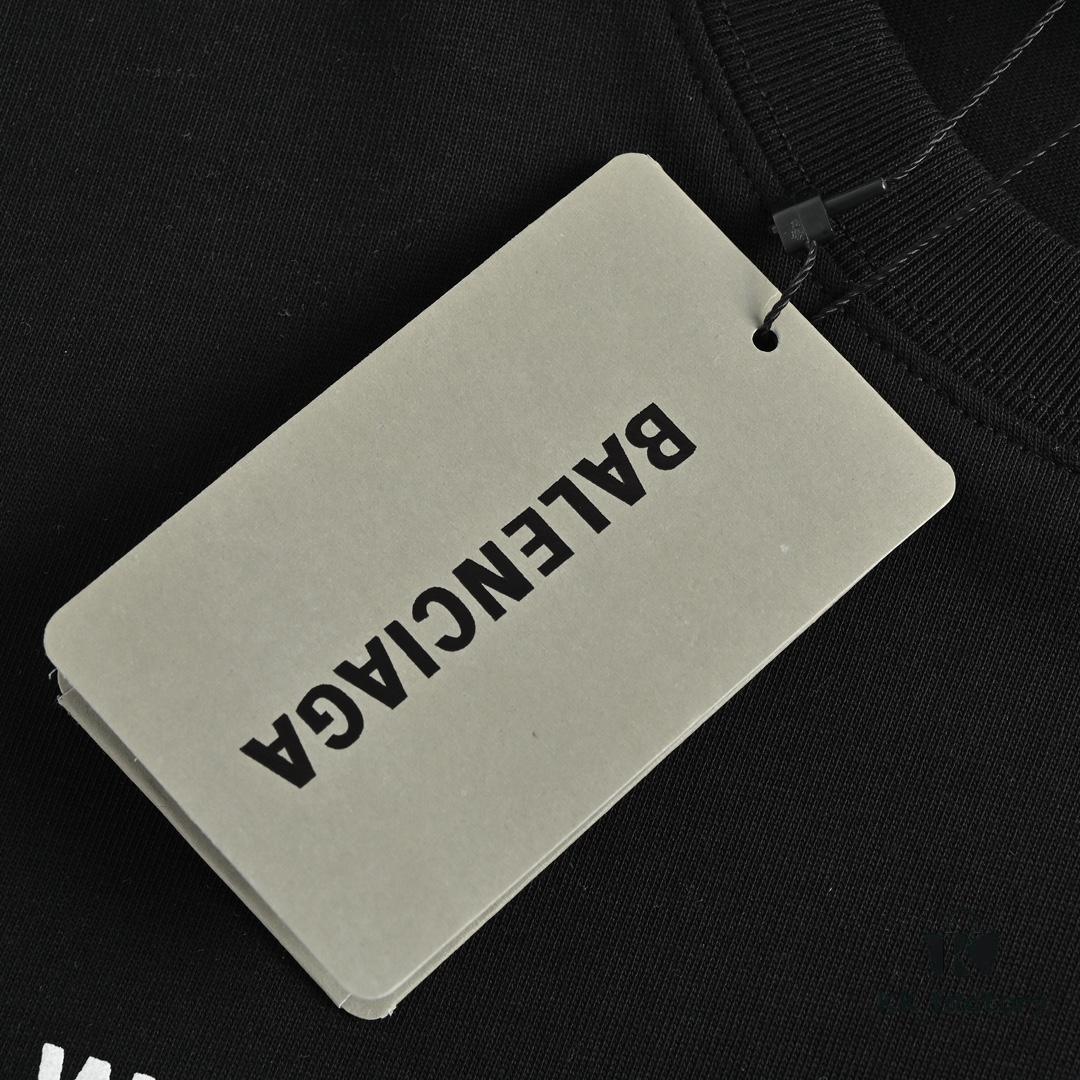 Balenciaga 23SS World Food Programme Printed Short-Sleeve T-Shirt