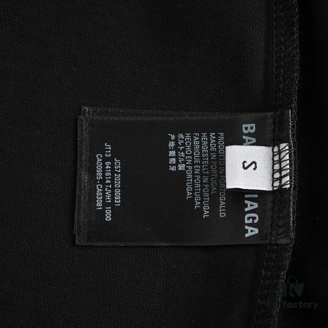 Balenciaga 23SS World Food Programme Printed Short-Sleeve T-Shirt