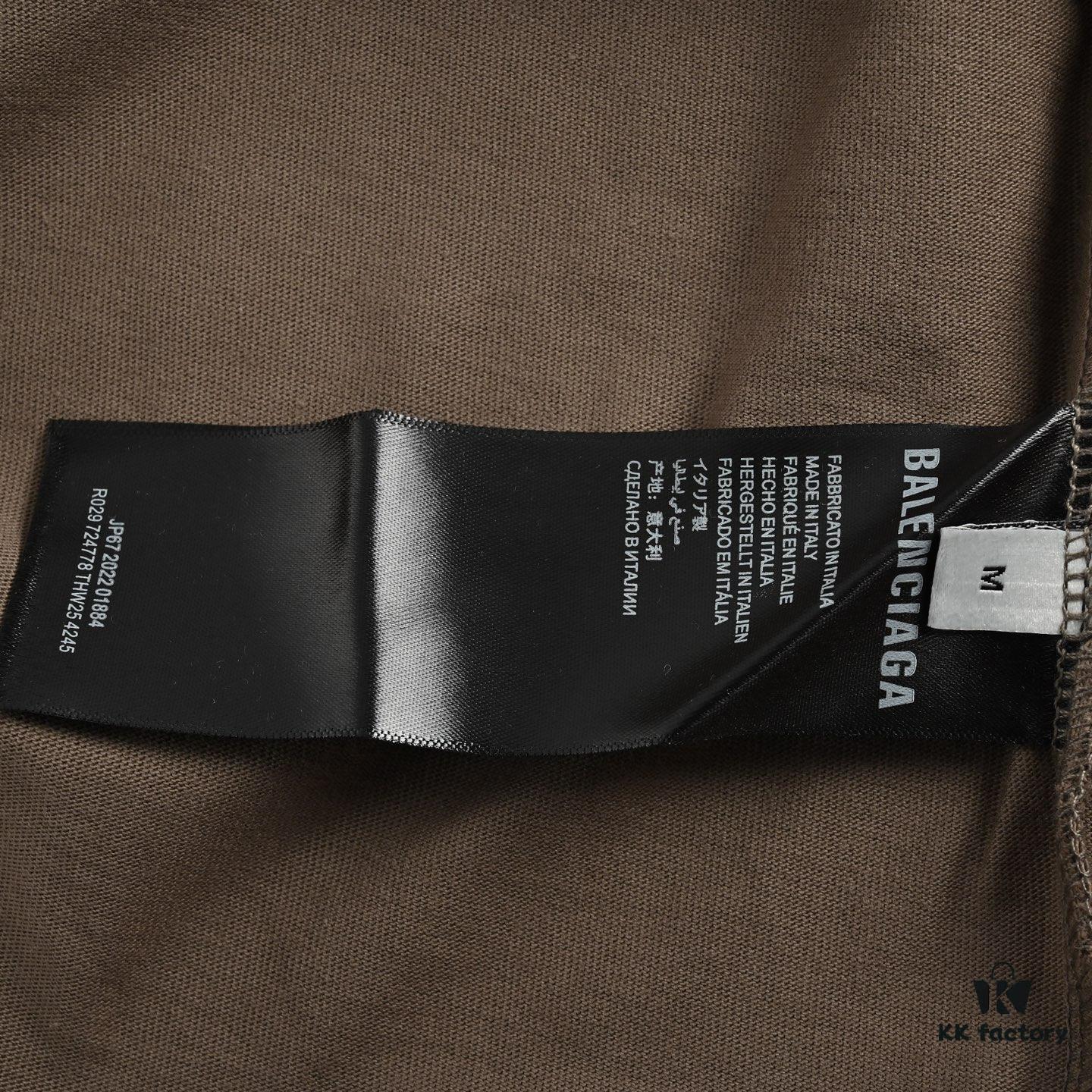 Balenciaga World Food Programme Printed Short Sleeve T-Shirt