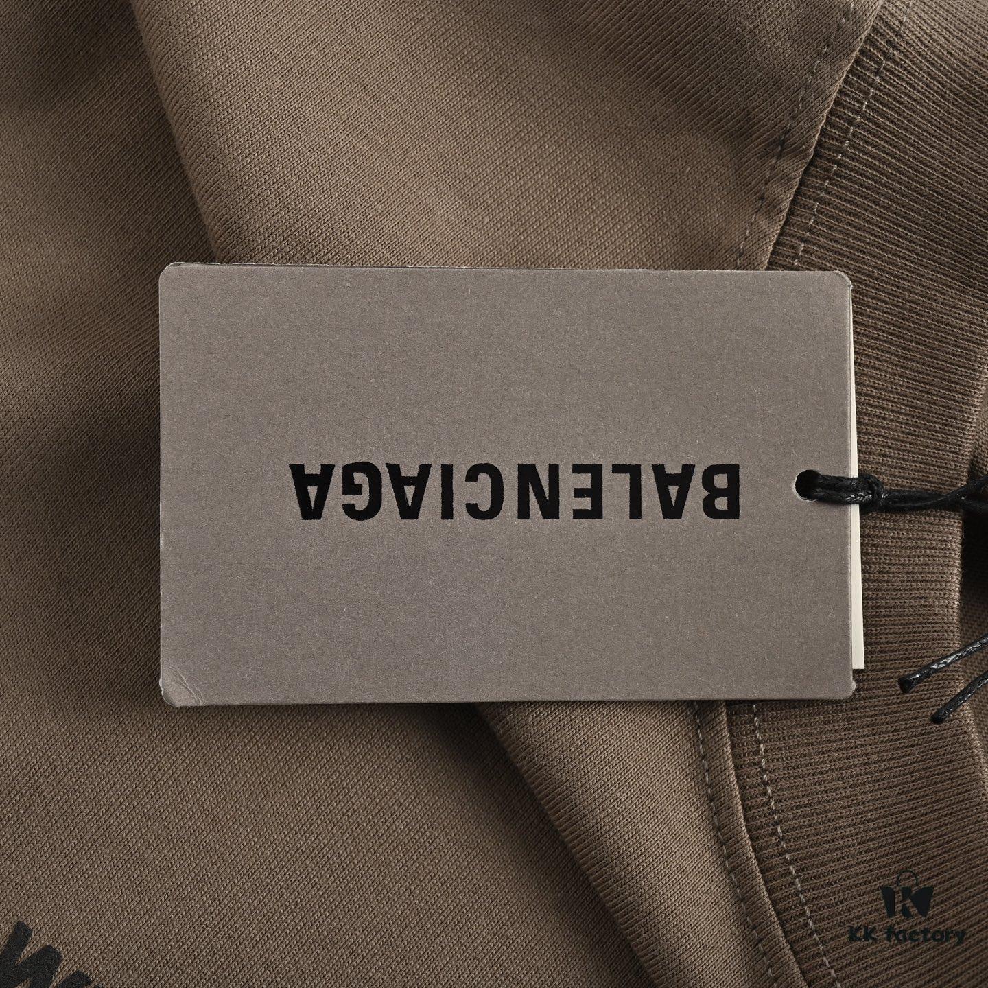 Balenciaga World Food Programme Printed Short Sleeve T-Shirt