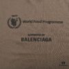 Balenciaga World Food Programme Printed Short Sleeve T-Shirt