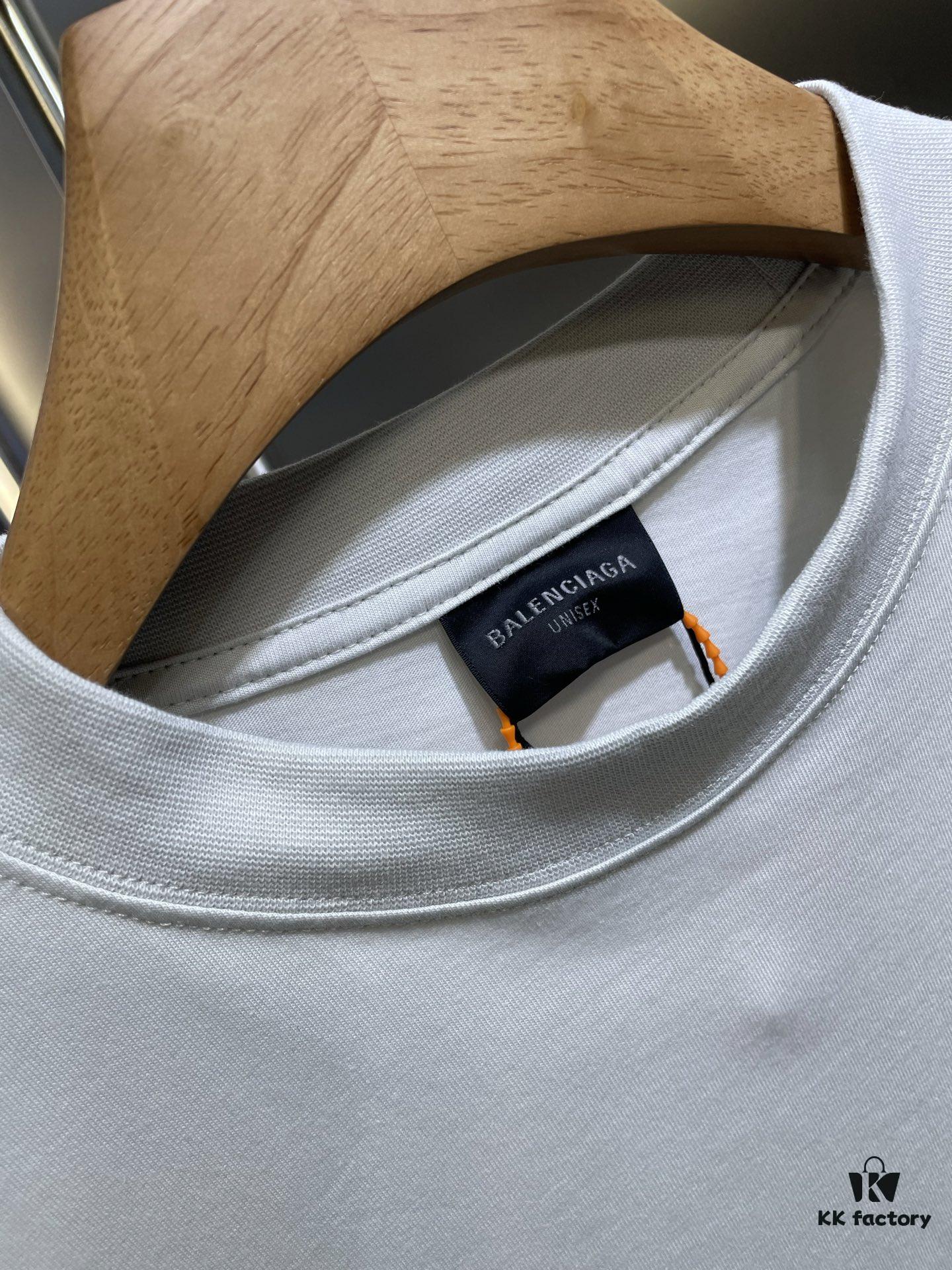 25SS Paris 360 Sunglasses Pattern Short-Sleeve T-Shirt, Grey-White Colorway, Unisex Design, Full Size In Stock