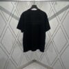 Paris 25ss New Arrival Inside-Out Washed Black Vintage Poplin Knit T-Shirt, Medium Fit