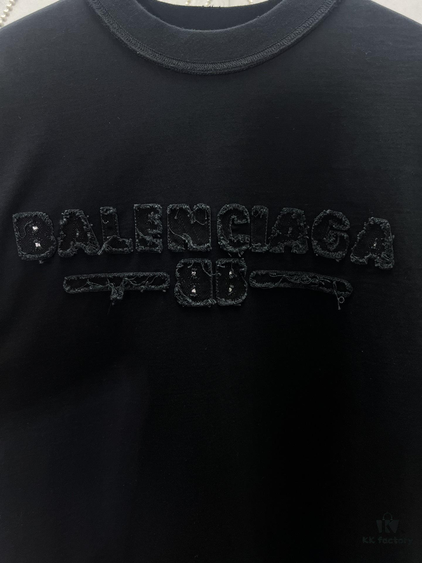 Paris 25ss New Arrival Inside-Out Washed Black Vintage Poplin Knit T-Shirt, Medium Fit