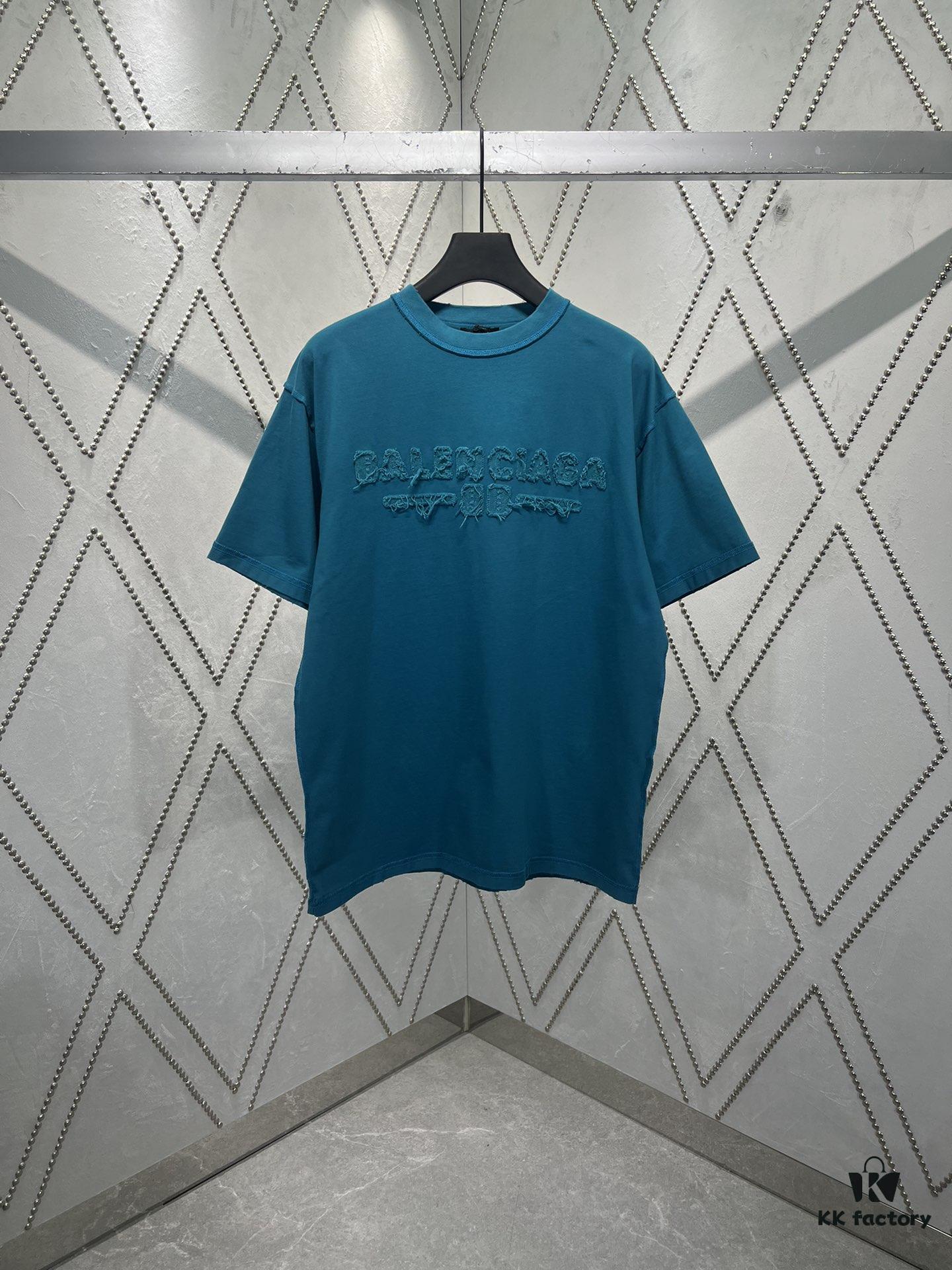 Paris 25SS New Arrival Inside-Out Washed White Vintage Plain Knit T-Shirt, Medium Fit