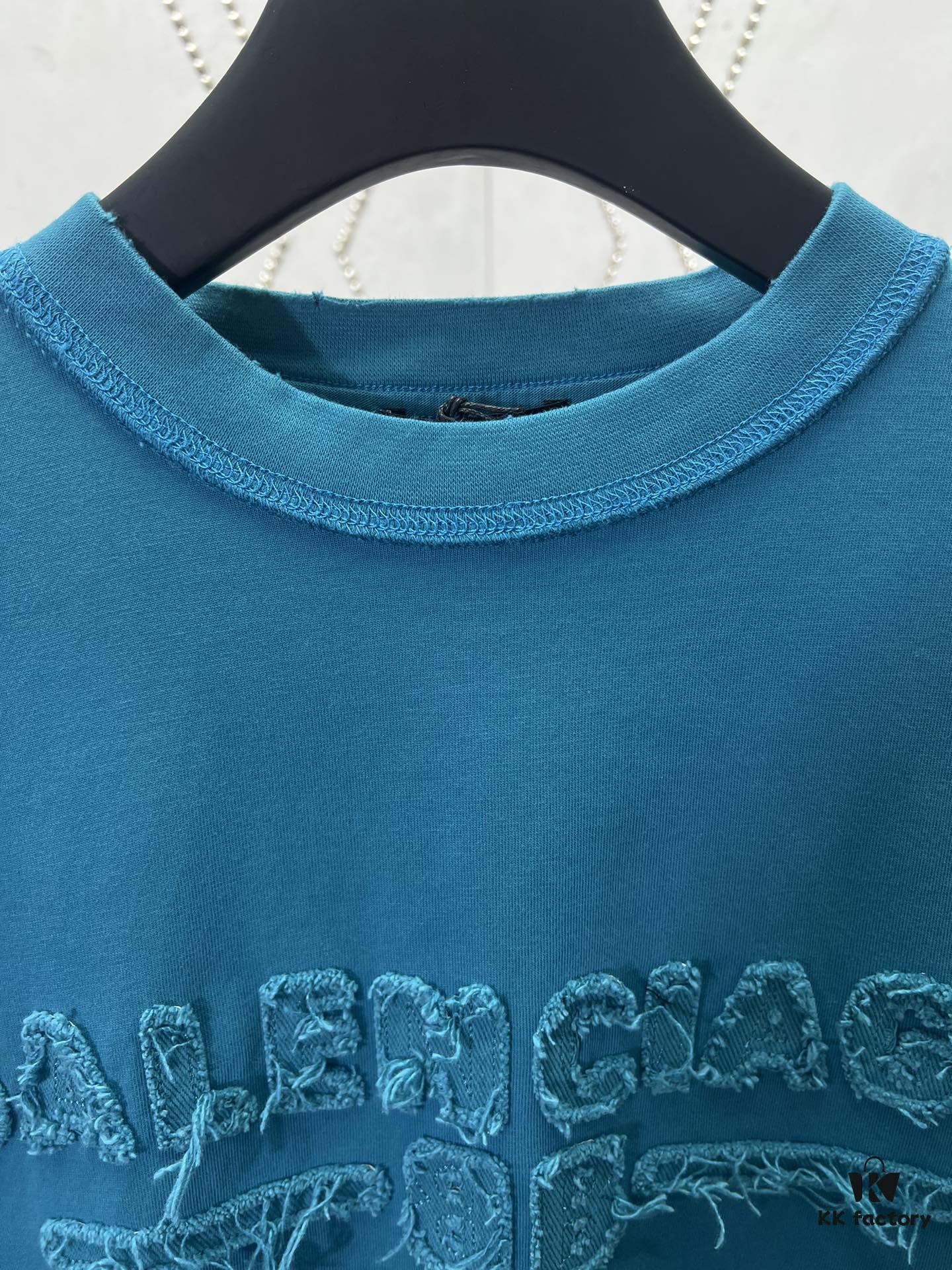 Paris 25SS New Arrival Inside-Out Washed White Vintage Plain Knit T-Shirt, Medium Fit