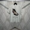 Paris 25ss New Arrival Basketball Sneaker Distressed Plain Knit Oversized T-Shirt