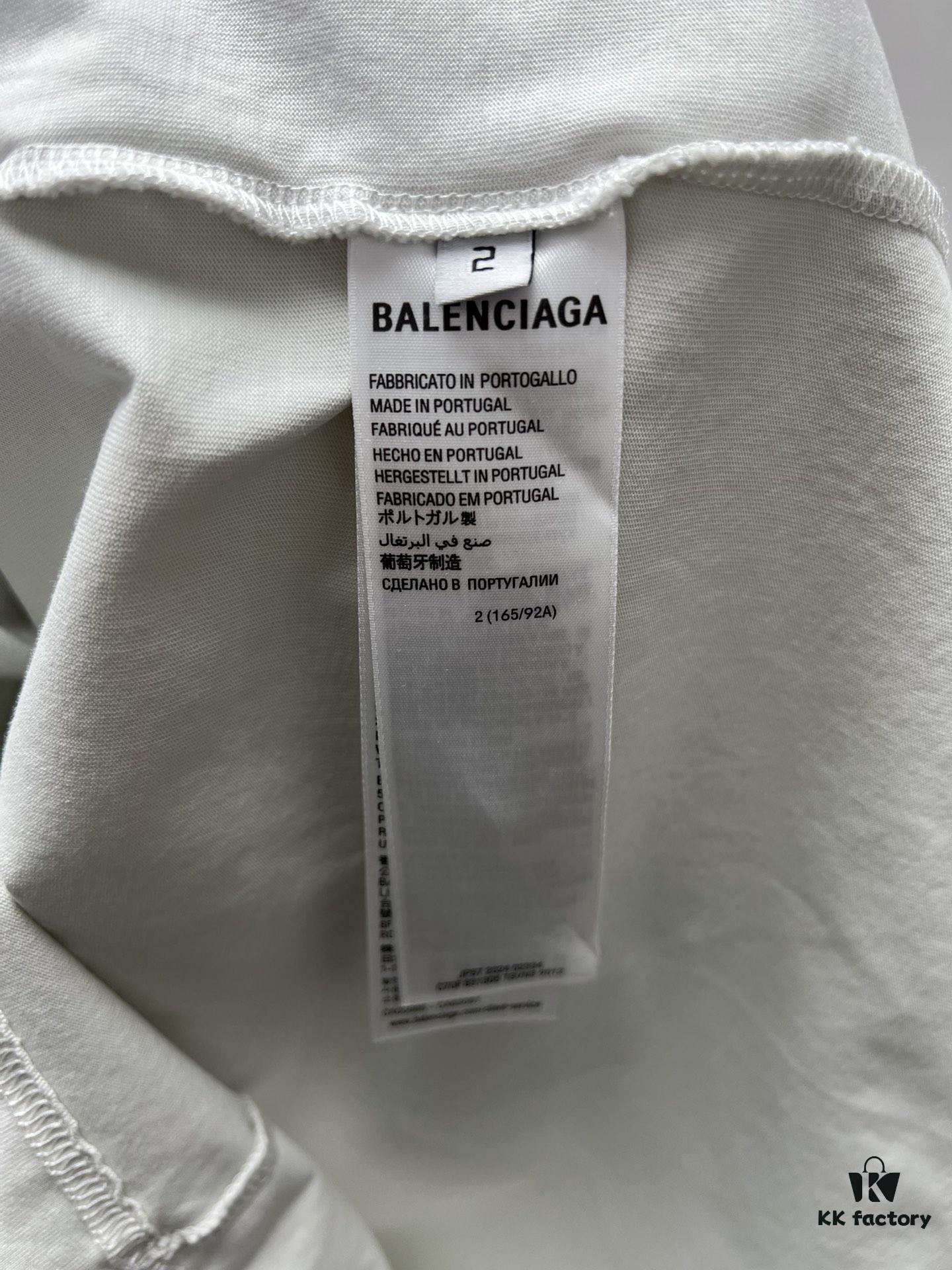 Paris 25ss New Arrival Basketball Sneaker Distressed Plain Knit Oversized T-Shirt