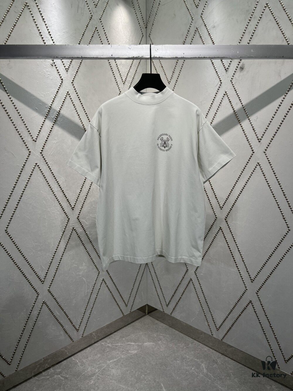 Paris 24SS New Arrival Round Letter Print Short Sleeve T-Shirt! High Version! Unisex