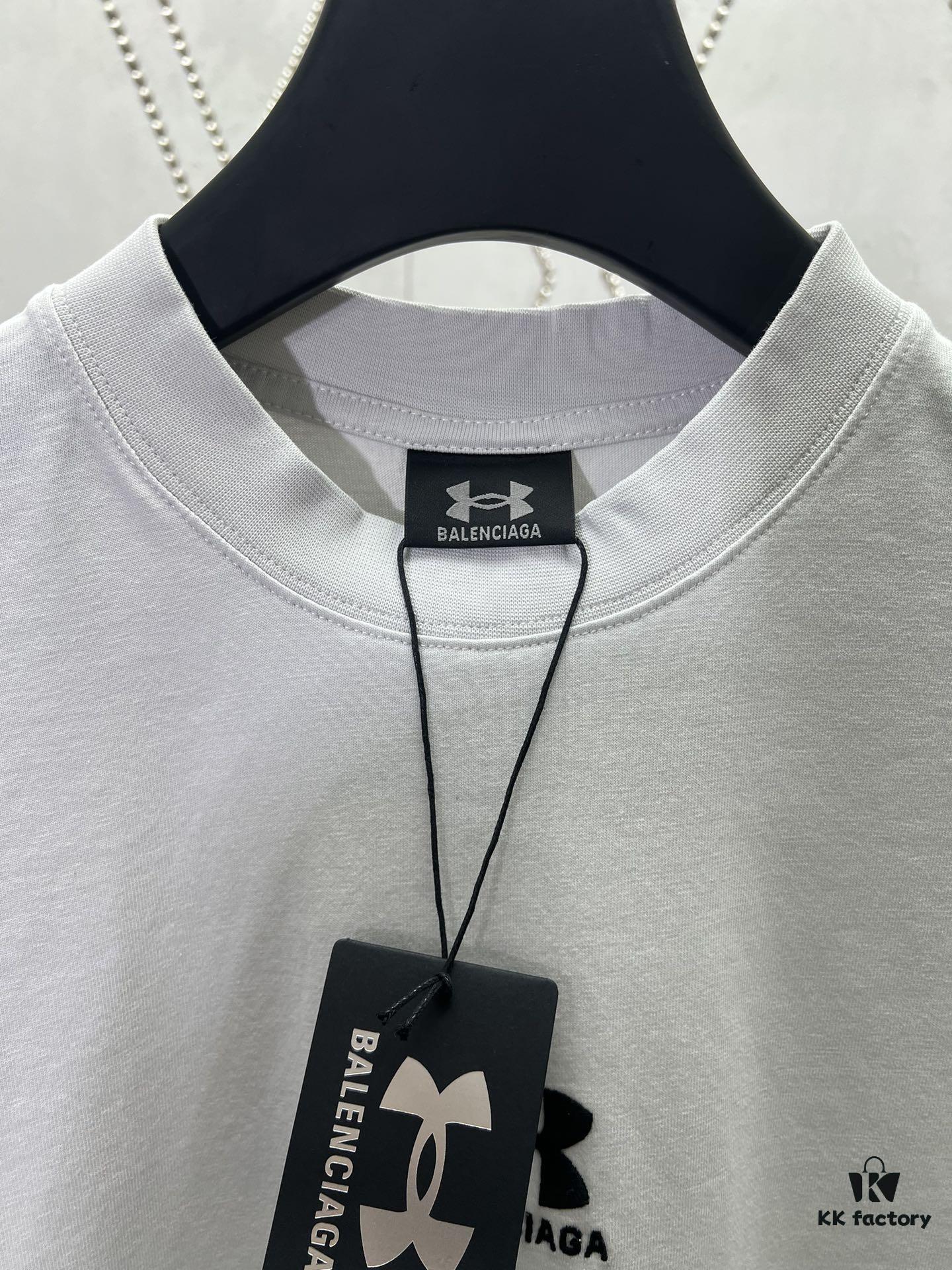 Paris 25SS New Arrival Round Neck Double C Pattern Embroidered Short Sleeve T-Shirt, Unisex