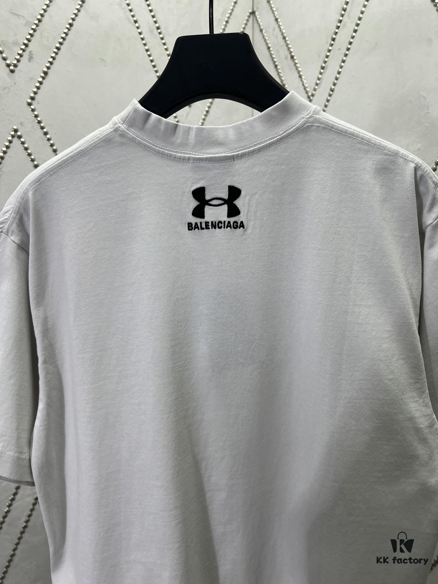 Paris 25SS New Arrival Round Neck Double C Pattern Embroidered Short Sleeve T-Shirt, Unisex