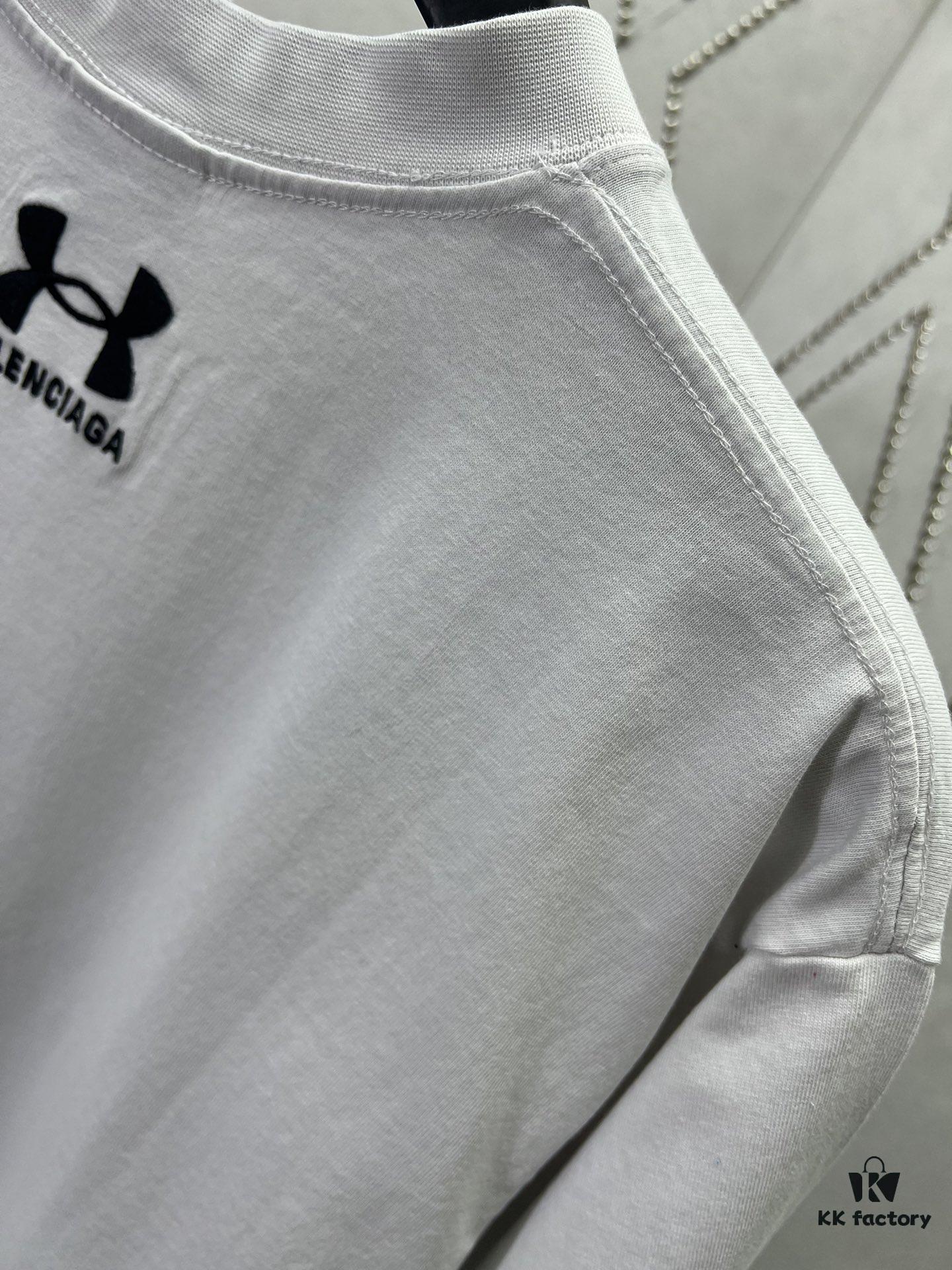 Paris 25SS New Arrival Round Neck Double C Pattern Embroidered Short Sleeve T-Shirt, Unisex